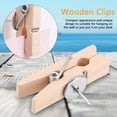 thumbnail image 4 of 50 Pinzas De Madera Para Ropa, Pequeñas Pinzas De Papel Fotográfico De Madera, Pinzas Para Colgar Ropa, Manualidades, Hogar, Escuela, Decoración De Fiesta De Navidad, 4 of 7