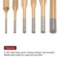 thumbnail image 4 of Uxcell 6pcs Line Pin Punch 1/8" 5/32" 7/32" 1/4" 5/16" 7/16"(3/4/5/6/8/10mm) Cr-Mn Steel Cylindrical Alignment Punch, 4 of 6