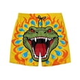 thumbnail image 5 of VBTAPA Men's Printed Beach Shorts, Funny Graphic Swim Trunks with Elastic Waist, Casual Summer Shorts with Pockets Multicolor S, 5 of 8