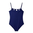 thumbnail image 7 of Shadoumai One Piece Swimsuit for Girls 12-14 Cutout Waist Girls Swimwear Tankini Quick Dry & Stretchy Solid Color Girl Bathing Suit Swimwear with Cover Up Beach Skirt Tween Adjustable Straps Padded, 7 of 7