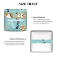 thumbnail image 5 of Sikiie Cute Dogs Corgi Leather Tissue Box Cover Square, tissue box holder - 5.2”x5.2”x5.2”, 5 of 7