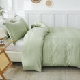 thumbnail image 2 of Duvet Cover Set Twin, Tufted Twin Comforter Cover Set, Boho Embroidery Bedding, 2 of 7