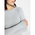 thumbnail image 5 of Avia Women's Seamless Tee with Long Sleeves, Sizes XS-XXXL, 5 of 6