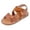 Brown, variant on Toddler Girls Sandals Beach Slides for Kids Breathable And Lightweight Comfortable Everyday Casual Outdoor Play School Summer Footwear Ages 2-8 Years