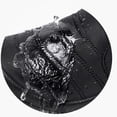 thumbnail image 4 of Botines de nieve XDSDGY para mujer, forrados de piel, impermeables, negros 10.5, 4 of 5