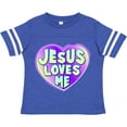 thumbnail image 3 of Inktastic Jesus Loves Me Boys or Girls Toddler T-Shirt, 3 of 5