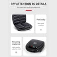 thumbnail image 4 of Corn Dog Waffle Maker,  850W Quick Heating Hot Dog Waffle Machine Corn Dog Maker,  Make 6 Corn Dogs,  Non Stick Hot Dog Maker Toaster, Easy to Clean, 4 of 7