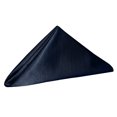 thumbnail image 2 of Ultimate Textile (2 Dozen) Reversible Shantung Satin - Majestic 17 x 17-Inch Cloth Napkins - for Weddings, Home Parties and Special Event use, Navy Blue, 2 of 4