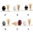 thumbnail image 3 of Ounissouiy Juego de Matcha 3 en 1, cuenco de cerámica, juegos de té tradicionales para interiores, hogar, cocina, tienda de bebidas, herramientas para Teteras Blanco Ounissouiy HA010720-02B, 3 of 6