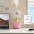 thumbnail image 3 of Small USB Flower Humidifier, Desktop Humidifier for Bedroom, Quiet Ultrasonic Cool Mist Humidifier, for Home Office, Compact Humidifier with Night Light, Personal Space Humidifier for Dry Air, 3 of 3