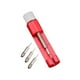 thumbnail image 5 of Herramienta para quitar eslabones de reloj, ajuste de correa de reloj, 3 pasadores adicionales, punzón para quitar pasadores de cadena Rojo, 5 of 9