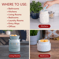 thumbnail image 5 of IllumiScents Aqua Mason Jar, Electric Wax Warmer for Scented Wax, 5 of 6