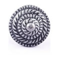 thumbnail image 5 of Renovators Supply Iron Kitchen Cabinet Knob Pull Round Fibonacci style Pewter Finish Decorative Metal Knobs for Kitchen Cabinet or Drawer Pull Handle w/Screws, 5 of 7