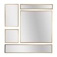 thumbnail image 4 of Bronze Metal Framed 5 Piece Accent Mirror Variety Set, 4 of 7