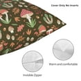 thumbnail image 3 of Pofeuu Mushrooms and Autumn Print Double-sided plush pillowcase Square Throw Pillow Covers Pillows Cover for Living Room Bedroom Sofa Couch Cushion Cover（No pillow core）-24"x24", 3 of 7