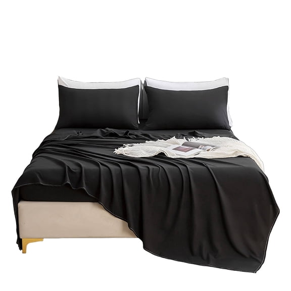 AUQ 2026 New 3Pcs Bed Sheets Premium Comfort Flannel Sheets Inviting Sleep Queen Flannel Sheets Style3 for Cold Weather Cozy Nights Bedroom Guest Room Winter Use