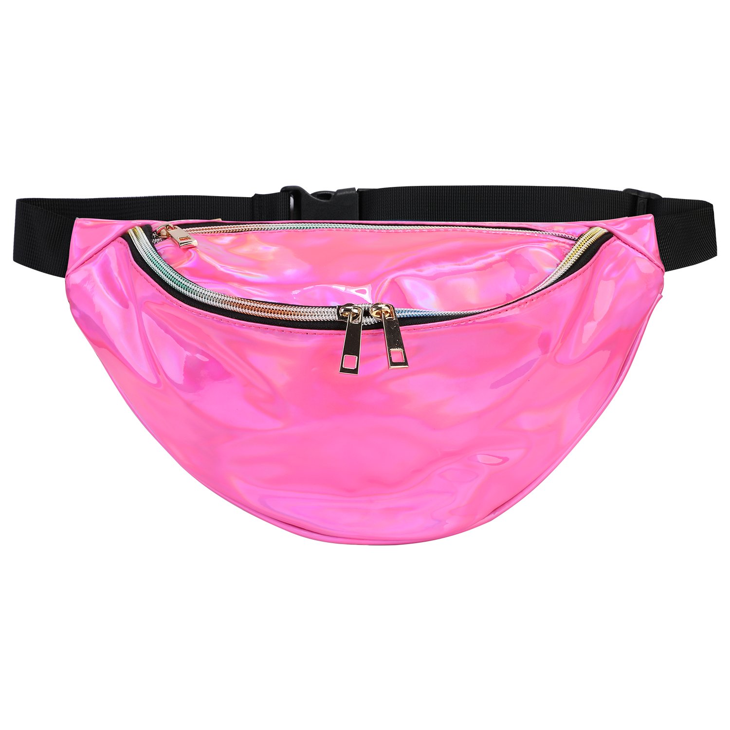 custom holographic fanny pack