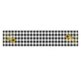 thumbnail image 1 of Nappe Décorative en Coton Long Motif Tournesol à Carreaux, 1 of 5