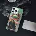 thumbnail image 4 of Carcasa Mate De Moda Anime De Una Pieza Luffy Funda De Teléfono Para iPhone 11 12 13 14 Pro Max Chapado De Lujo Lente De La Cámara Proteger Silicona TPU Colorul Plata A Prueba De Golpes Cubierta Trase, 4 of 4