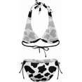 thumbnail image 5 of SKQIT Women Halter String Bikini 2 Piece Sexy Bathing Suits Swimsuits Hot Summer Triangle Swimwear Sets, 5 of 6