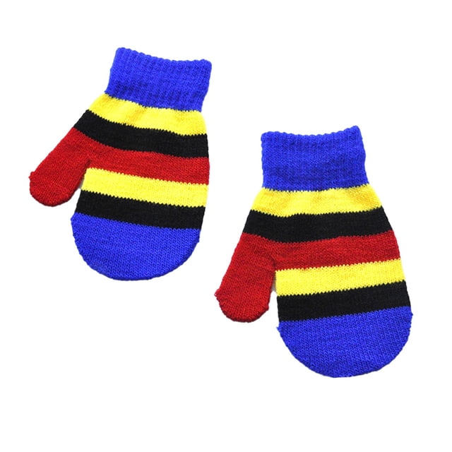 Mitones para niños Minnieouse cómodos de invierno estilo simple azul Cielo