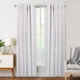 thumbnail image 6 of UTOPIA ALLEY Wall Mounted 3/4 Inch Curtain Rod - Curtain Rods For Windows 28 to 48 Inch, Adjustable Drapery Rods, Nickel Curtain Rods, Bedroom Curtain Rods, Tapestry Poles (Nickel, 28"-48"), 6 of 8