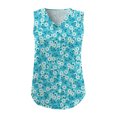 thumbnail image 3 of Tops sin mangas con cuello en V y estampado de ocio para mujer Pompotops lopia998552, 3 of 6