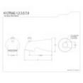 thumbnail image 2 of Kingston Brass K1275A5 Made To Match 6" Integrated Diverter Tub Spout - Bronze, 2 of 2