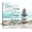 Beach Stone Zen, variant on Lighthouse Nautical Wall Art Coastal Beach Pictures Canvas Prints Ocean Decorations Painting Framed Window Seascape Artwork Gifts Office Home Decor for Bathroom Dining Living Room 16"x12"