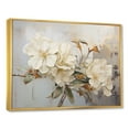 thumbnail image 2 of Designart "Essence Of Floral Grace VI" Rhododendron Floater Framed Wall Art Living Room, 2 of 5