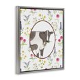 thumbnail image 3 of Stupell Industries Farm Friends Cow & Herbs Gray Framed Floater Canvas Wall Art design by Nina Jacobs, 21 x 17, 3 of 9