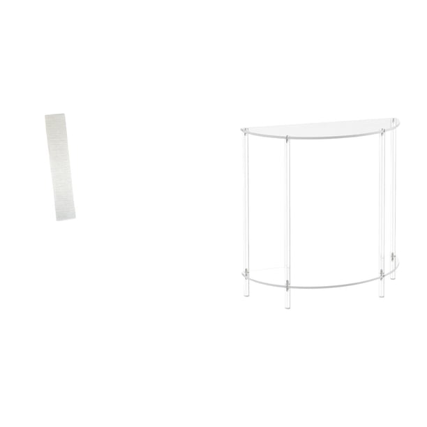 Pantalla De Lámpara De Pie De Papel Para Sala De Estar Con Acento De Mesa Auxiliar De Acrílico Para Espacios Pequeños, Cubierta De Lámpara De Pie Y Decoración De Mesita De Noche Delgada