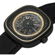 Sevenfriday T Series NFC Enabled Stainless Steel Black Dial Automatic T2/06 SF-T2-06 Men's Watch