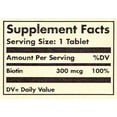 thumbnail image 2 of Solgar Biotin 300 mcg - 100 Tablets, 2 of 4