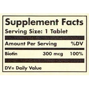 Solgar Biotin 300 mcg - 100 Tablets