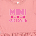 thumbnail image 4 of Inktastic Mimi Said Could Funny Granddaughter Girls Toddler Dress, 4 of 5