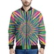 thumbnail image 5 of Chaqueta con cremallera con estampado 3D de degradado psicodélico para hombres, sudaderas de gran tamaño, chaquetas bomber de manga larga para primavera y otoño para mujeres, 5 of 5