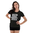 thumbnail image 3 of Funny Lazy Pasty A Little Crazy Joke Womens Fitted Plus Size Graphic Tee Brisco Brands 2X, 3 of 5