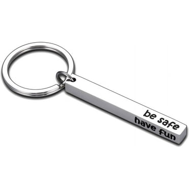 New Driver Keychain Gifts for Son Daughter Drive Safe Keychain for Son Sweet 16 Birthday High School College Student Graduation Gift for Teen Boys Girls from Mom Dad Come-of-Age Christmas Stuffers