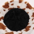 thumbnail image 3 of SLYNSHome Cow Print Bucket Hat Coffee Cute Plush Bucket Hat Winter Fisherman Hat for Men and Women, 3 of 5