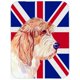 7,75 x 9,25 Po Petit Basset Griffon Vendeen Pbgv avec Jack Union Anglaise Drapeau Britannique Tapis de Souris & 44; Hot Pad Ou Trivet – image 1 sur 1