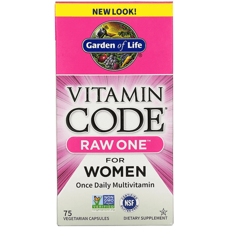 Garden of Life Vitamin Code Raw One for Women 75 Capsules