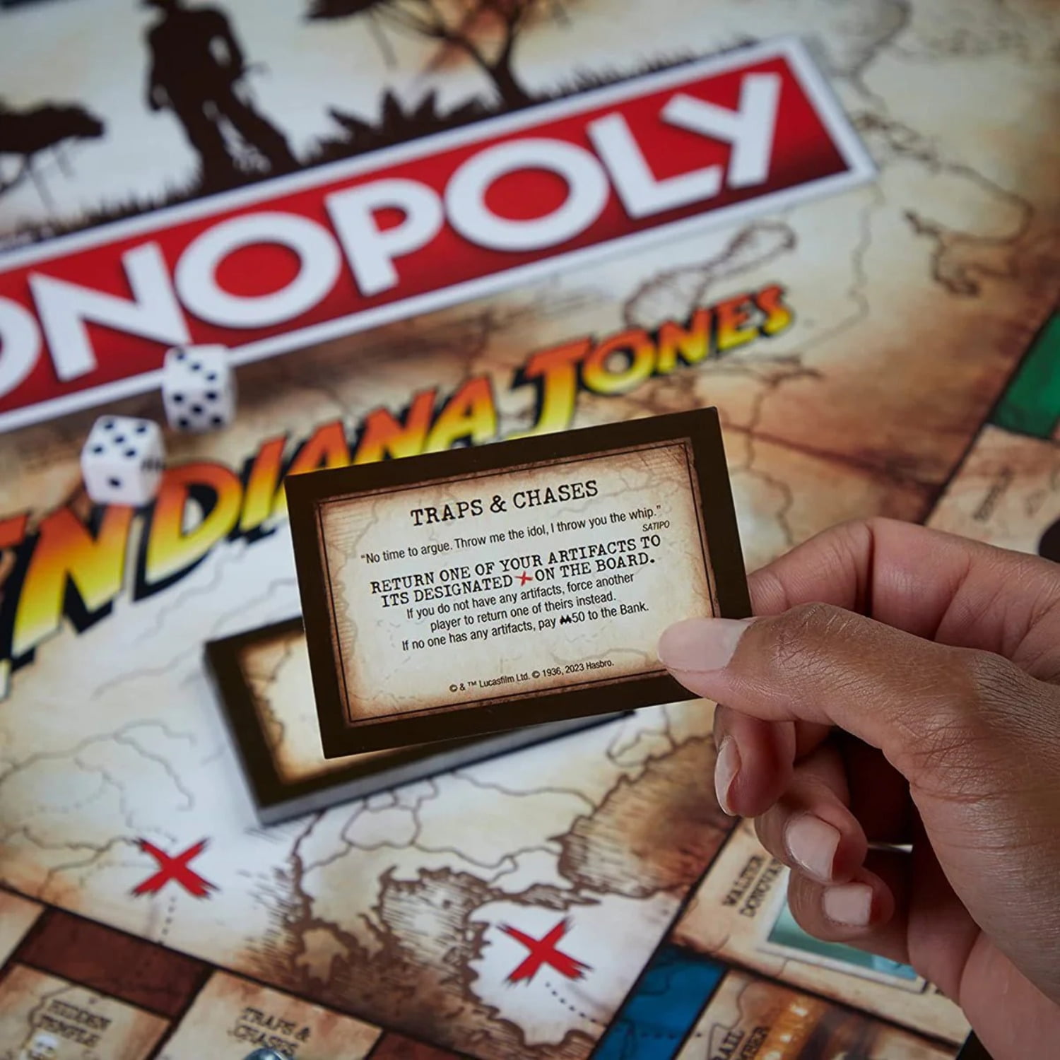 Amazon.com: Monopoly Indiana Jones Edition : Toys & Games