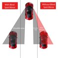 thumbnail image 2 of Espejo de punto ciego LivTee rectangular HD Glass para coche, paquete de 2, 2 of 5