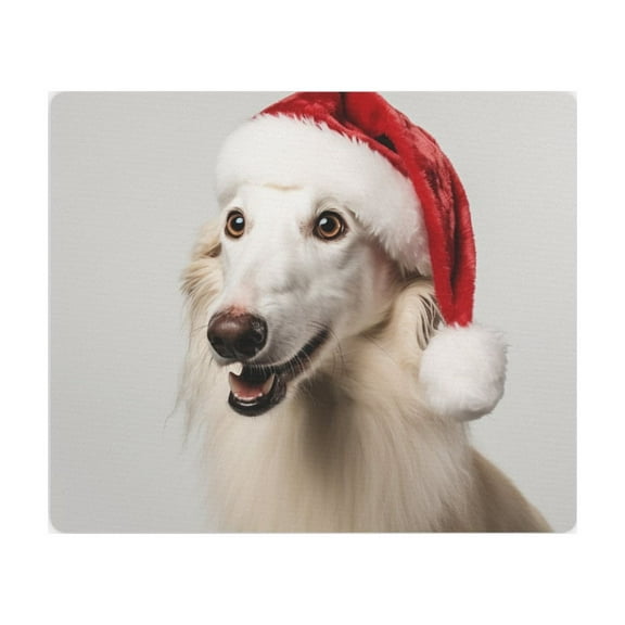 DistinctInk Mouse Pad - 1/4" Foam Rubber - Borzoi Puppy