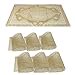 thumbnail image 3 of Allgala 6-Pack Dining Table PVC Placemat Set - Protect Table from Heat Stain Scratch and Anti-Skid-Style Gold Mandala-HD80210, 3 of 4