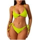 thumbnail image 1 of Traje de baño para mujer, bikini de tirantes sin espalda de color liso para mujer, trajes de baño para mujer, conjuntos de bikini para mujer, trajes de baño de bikini para mujer, 1 of 3