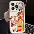thumbnail image 3 of Disney Winnie Pooh Luxtury Phone Case For iPhone 15 14 Pro Max 13 12 11 Pro XS Max X XR 7 8 15 Plus SE 2020 Soft Silicone Cover, 3 of 5