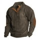 thumbnail image 1 of Suéter de pana para hombre, suéter de invierno, sudadera cálida para hombre sin capucha, suéter para hombre, suéter de trabajo de invierno, 1 of 5