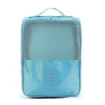 thumbnail image 1 of Upgraded Dual-Layer Waterproof Shoe Organizer Bag for Travel & Home Use - 3-Compartment Storage Solution, Light Blue, Direct from Manufacturer with Enhanced Durability and Versatile Design, 1 of 6